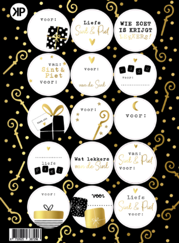 Stickervel | Sint & Piet | Luxe