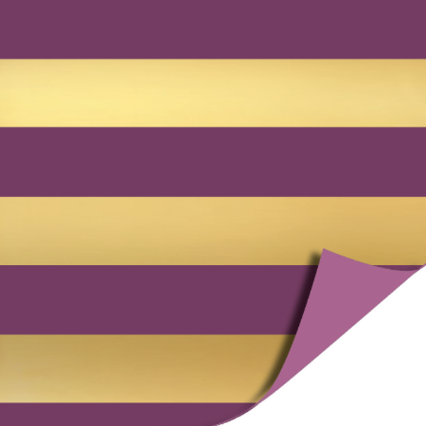 Cadeaupapier | 30 cm | Luxury Stripes | Mauve