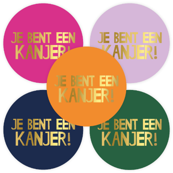 Sticker Set | 60 mm | Je bent een kanjer
