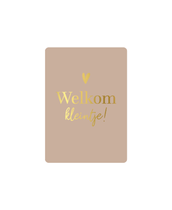 Cadeau Kaartje | Welkom kleintje ♡
