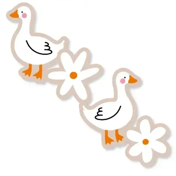 Sticker Set | 40 mm | Baby Goose