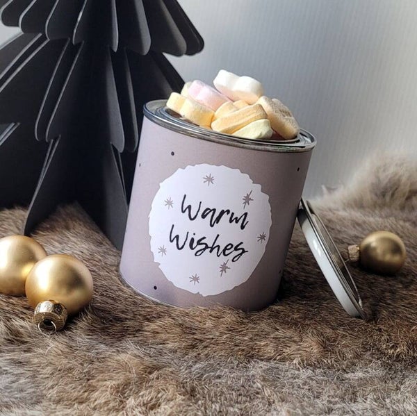 Blikje met wikkel | Warm Wishes