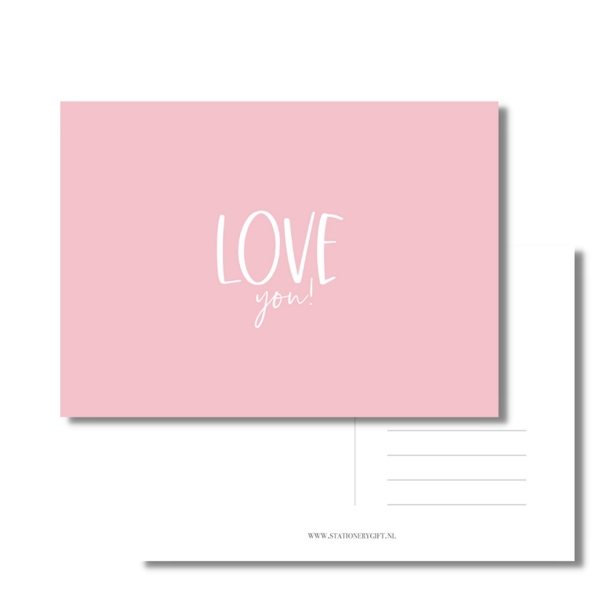 Ansichtkaart | Love you