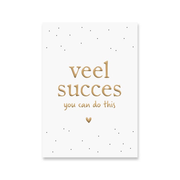 Ansichtkaart  | Veel succes