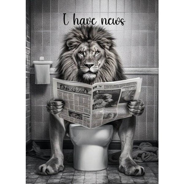 Ansichtkaart  | Lion | I have news