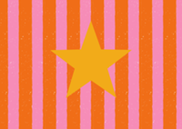 Ansichtkaart | Retro Star