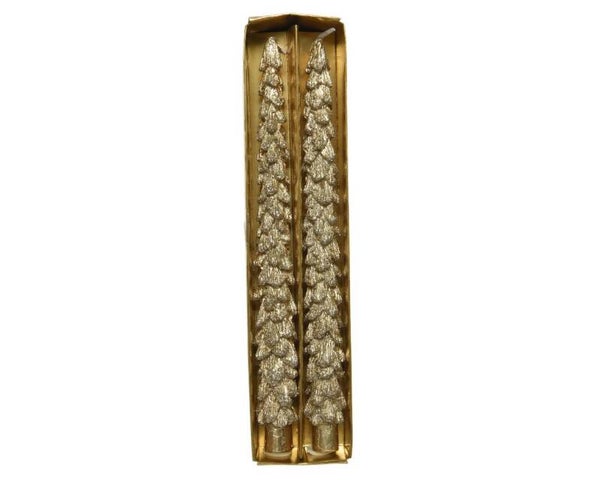 Diner Kaars | Pine Tree | Gold