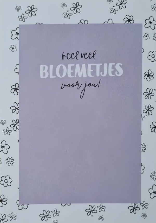 DIY | Kaart | Heel veel bloemetjes voor jou
