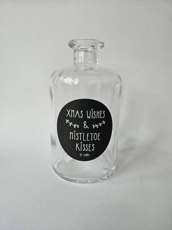 Waterfles | Xmas Wishes & Mistletoe Kisses