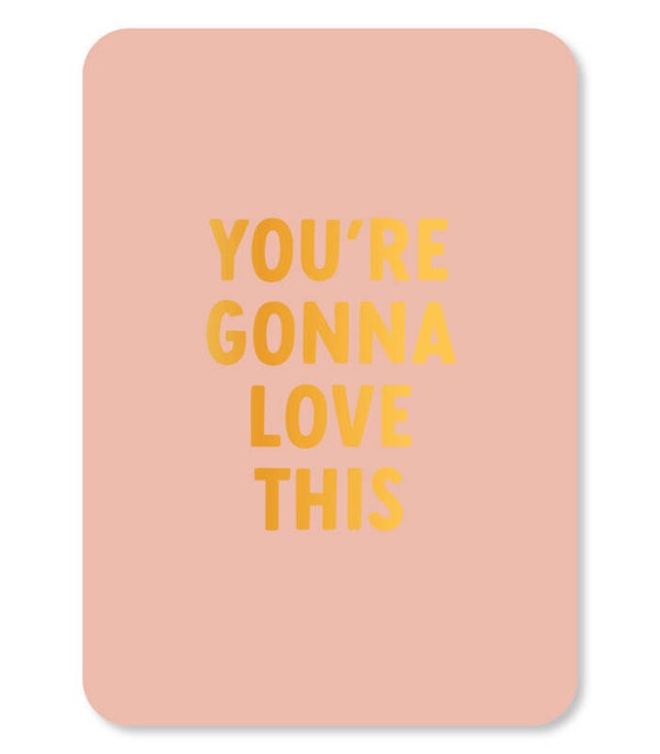 Ansichtkaart  | You're gonna love this