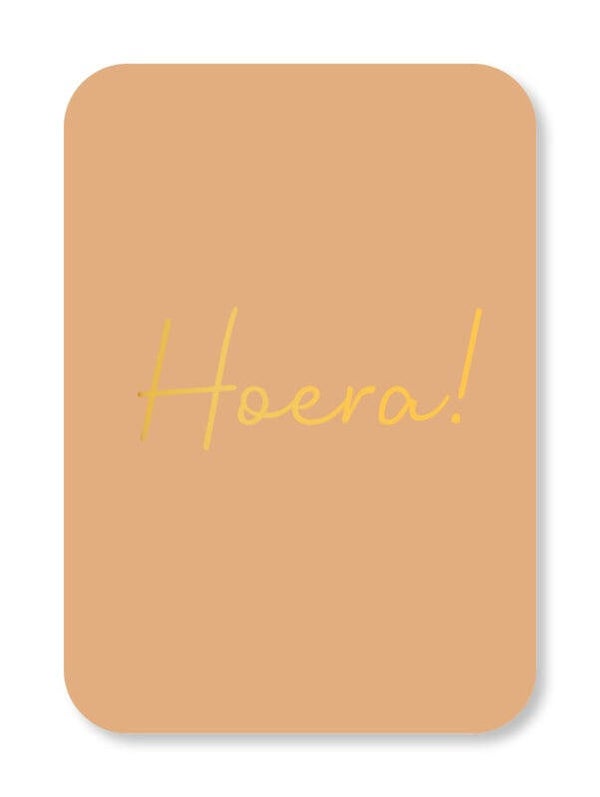 Cadeau Kaartje | Hoera !