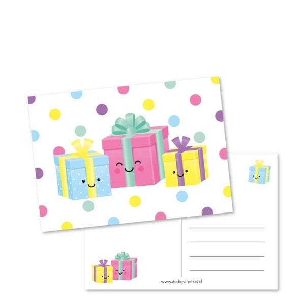 Ansichtkaart | Blanco | Cadeautjes