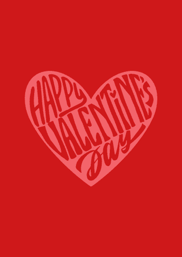 Ansichtkaart | Happy Valentine's Day