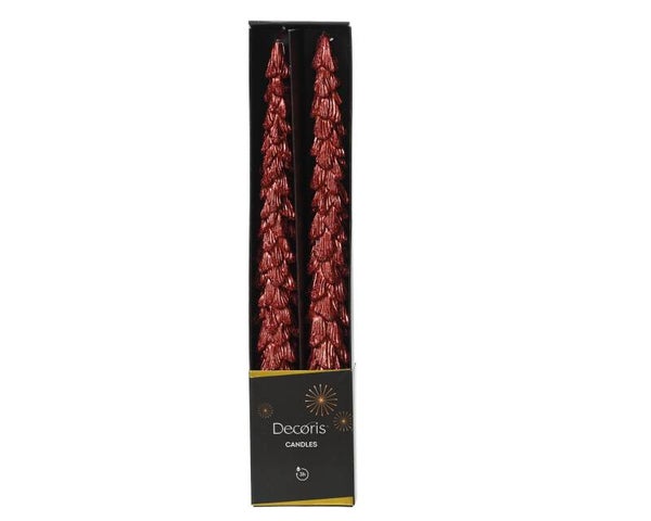 Diner Kaars | Pine Tree | Red