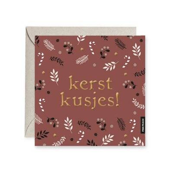 Dubbele Kaart | Kerst kusjes!