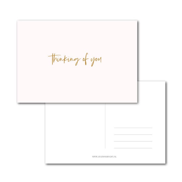 Ansichtkaart  | Thinking of you