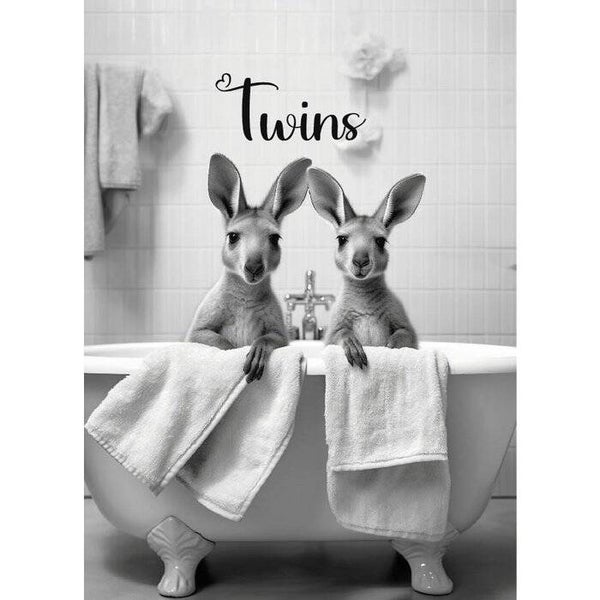 Ansichtkaart  | Wallaby | Twins