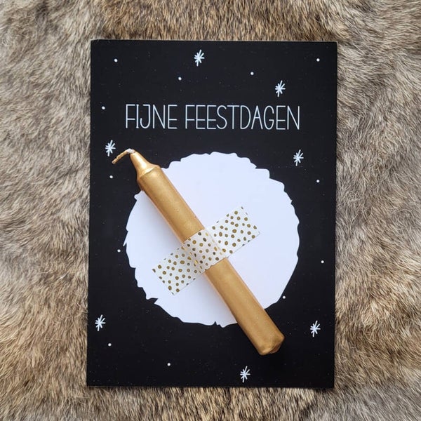 Kaart Extra | Fijne feestdagen | Black