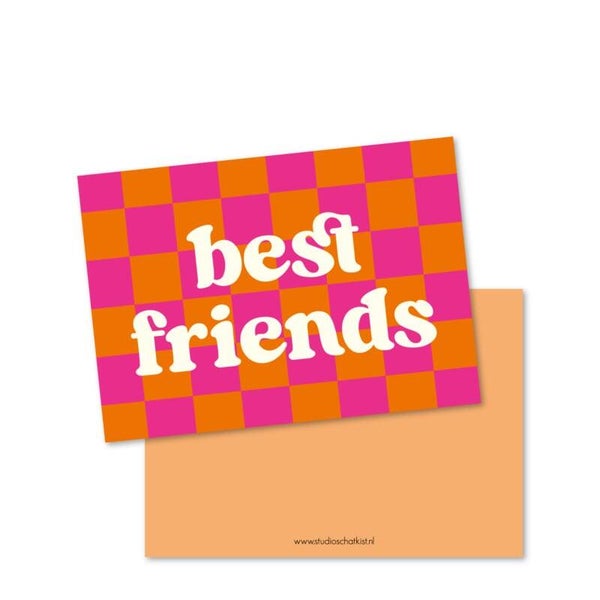 Ansichtkaart | Blocks | Best friends