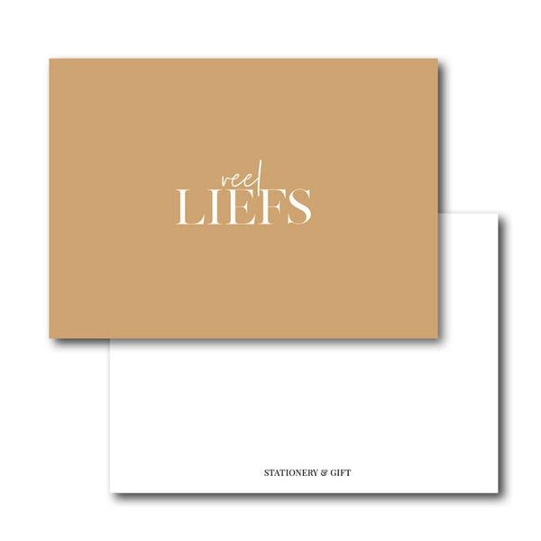Cadeau Kaartje | Veel liefs