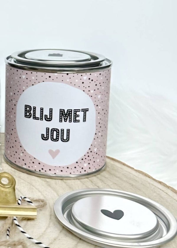 Blikje met wikkel | Blij met jou
