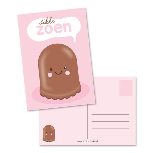 Ansichtkaart | Dikke ZOEN