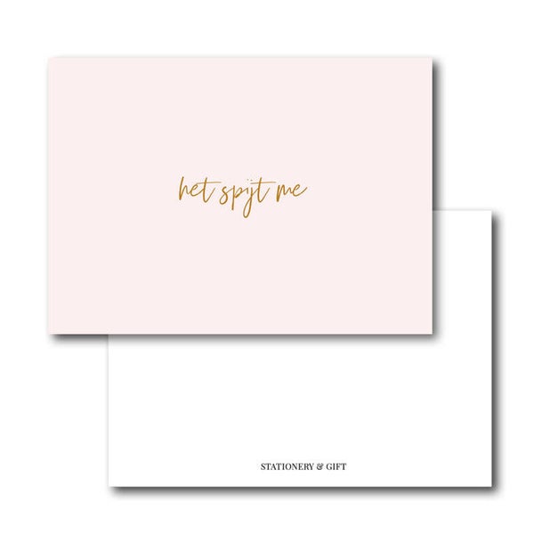 Cadeau Kaartje | Het spijt me