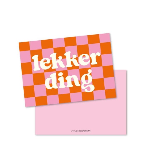 Ansichtkaart | Blocks | Lekker ding