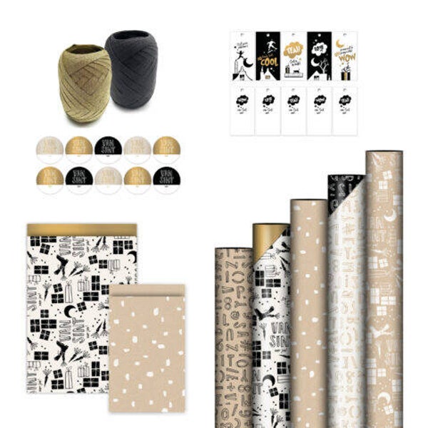 Cadeaupapier Set | Sint '23 | Natural