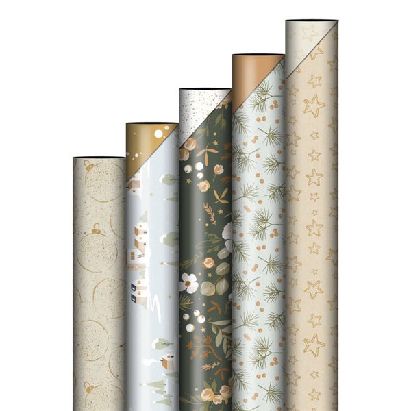 Cadeaupapier Set | Cozy Little Christmas | Christmas Green