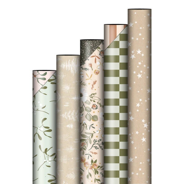 Cadeaupapier Set | Comfort & Joy | Natural