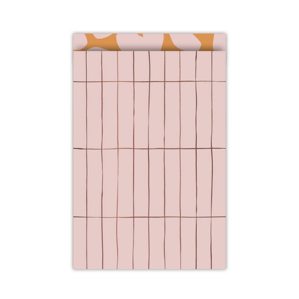 Cadeau Zakje | 17 x 25 | Slim Tiles | Pink