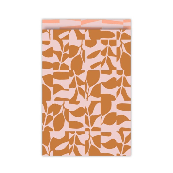 Cadeau Zakje | 17 x 25 | Abstract Botanics | Roest
