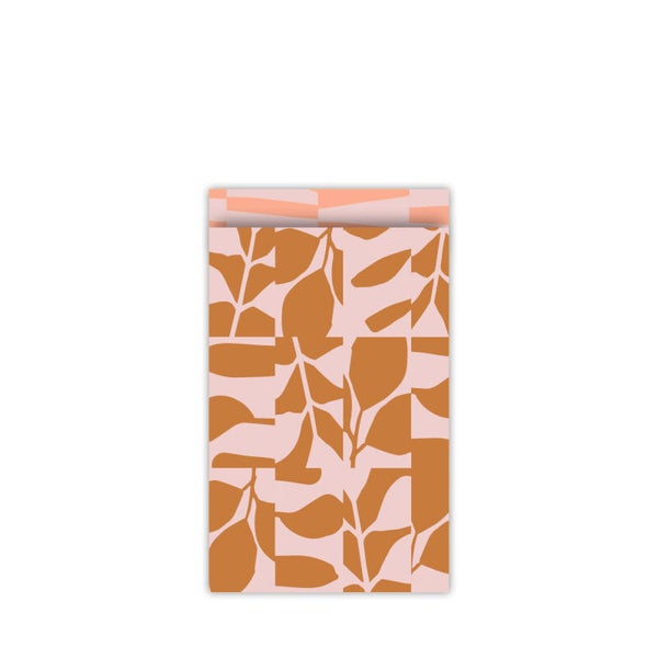 Cadeau Zakje | 12 x 19 | Abstract Botanics | Roest