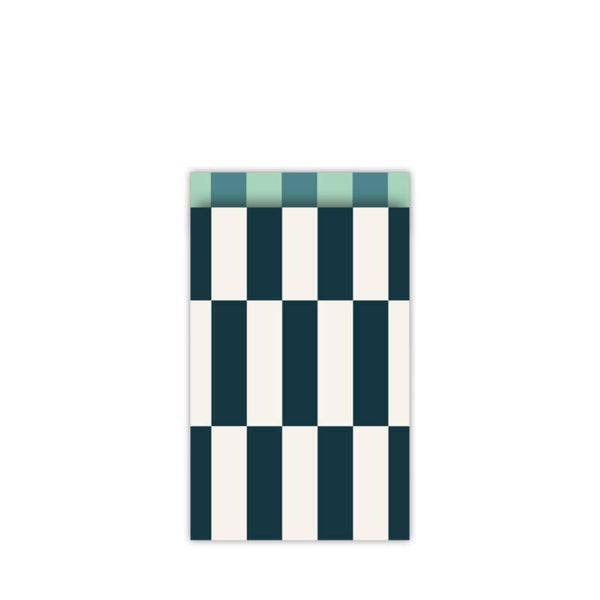 Cadeau Zakje | 12 x 19 | Colorblocking Duotone | Blue