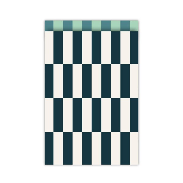 Cadeau Zakje | 17 x 25 | Colorblocking Duotone | Blue