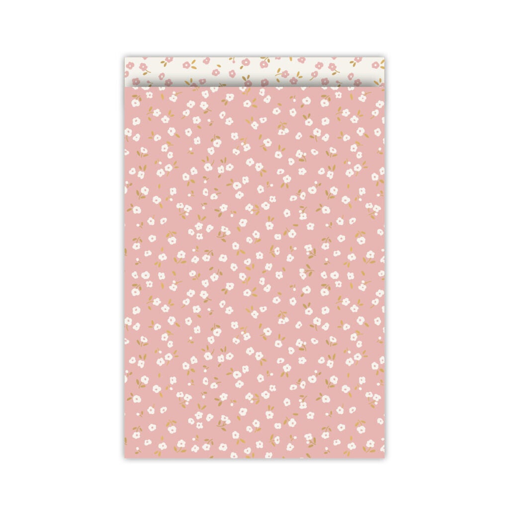 Cadeau Zakje | 17 x 25 | Tiny Petals | Calm Base
