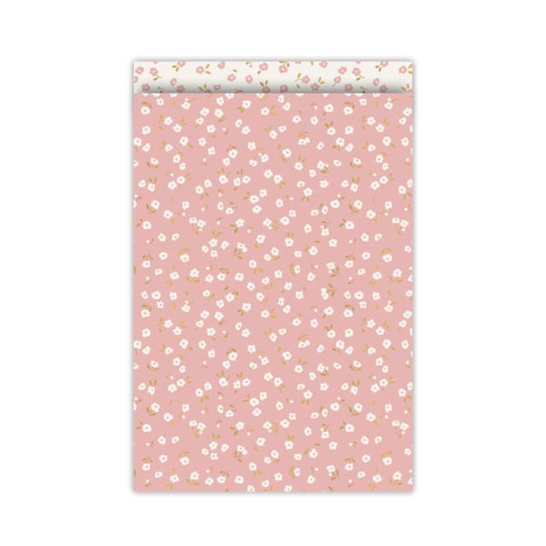 Cadeau Zakje | 17 x 25 | Tiny Petals | Calm Base