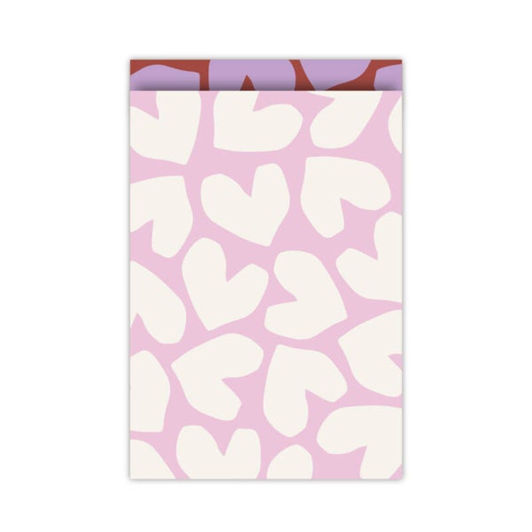Cadeau Zakje | 17 x 25 | XL Solo Hearts | Colorful