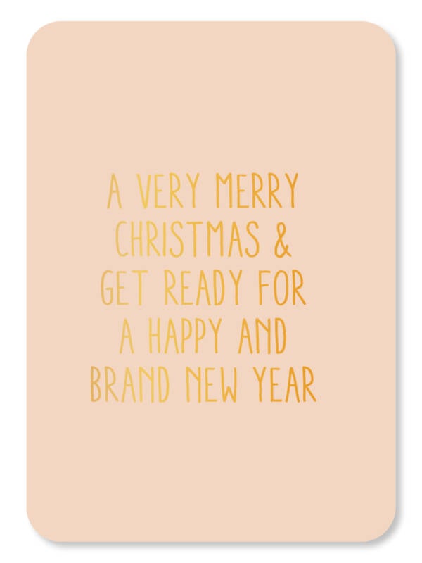 Ansichtkaart | A very merry Christmas