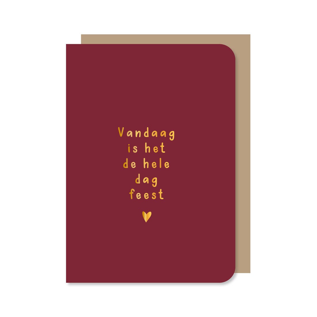 Dubbele Kaart | Vandaag is het de hele dag feest