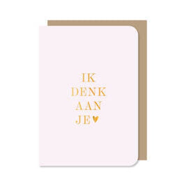 Dubbele Kaart | Ik denk aan je