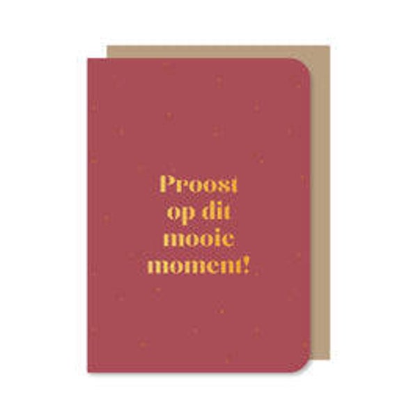 Dubbele Kaart | Proost op dit mooie moment