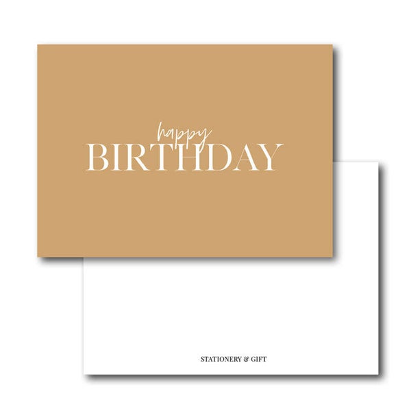 Cadeau Kaartje | Happy Birthday