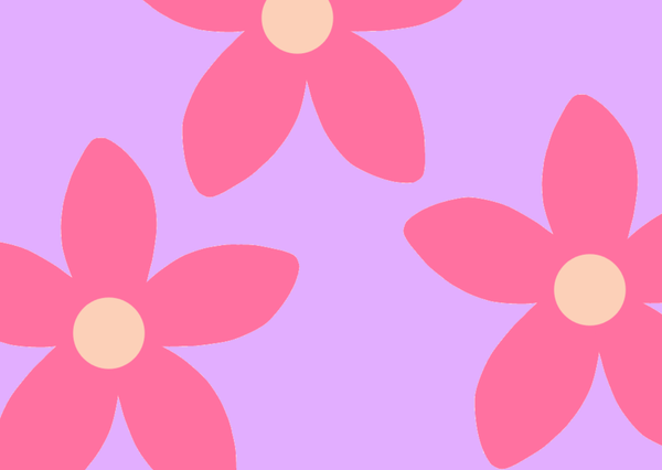 Ansichtkaart | Big Flowers