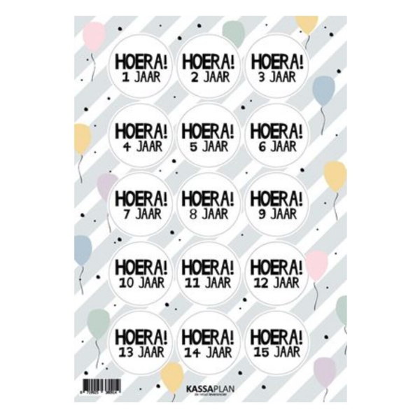 Stickervel | Leeftijden