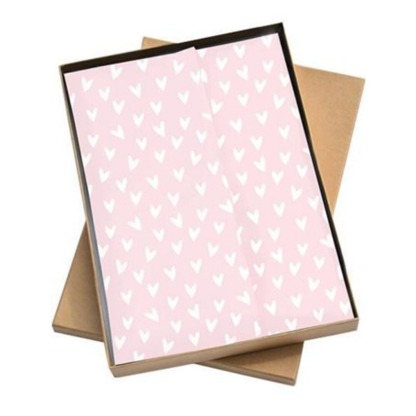 Vloeipapier | Hearts for you | pink