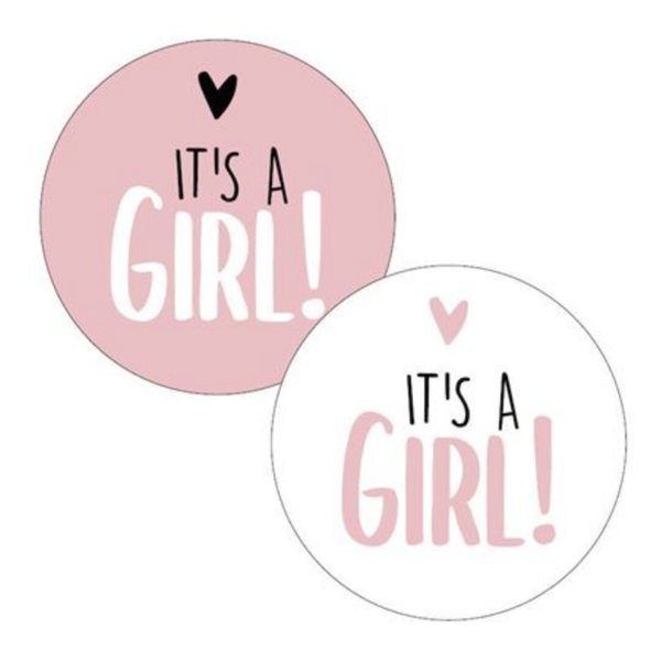 Sticker Set | 40 mm | It's a girl