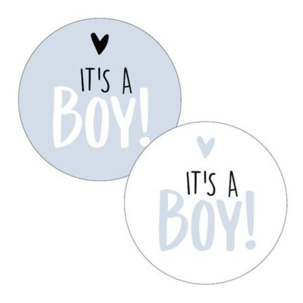 Sticker Set | 40 mm | It's a boy