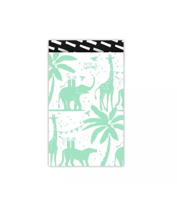 Cadeau Zakje | 12 x 19 | Tropical Party | mint